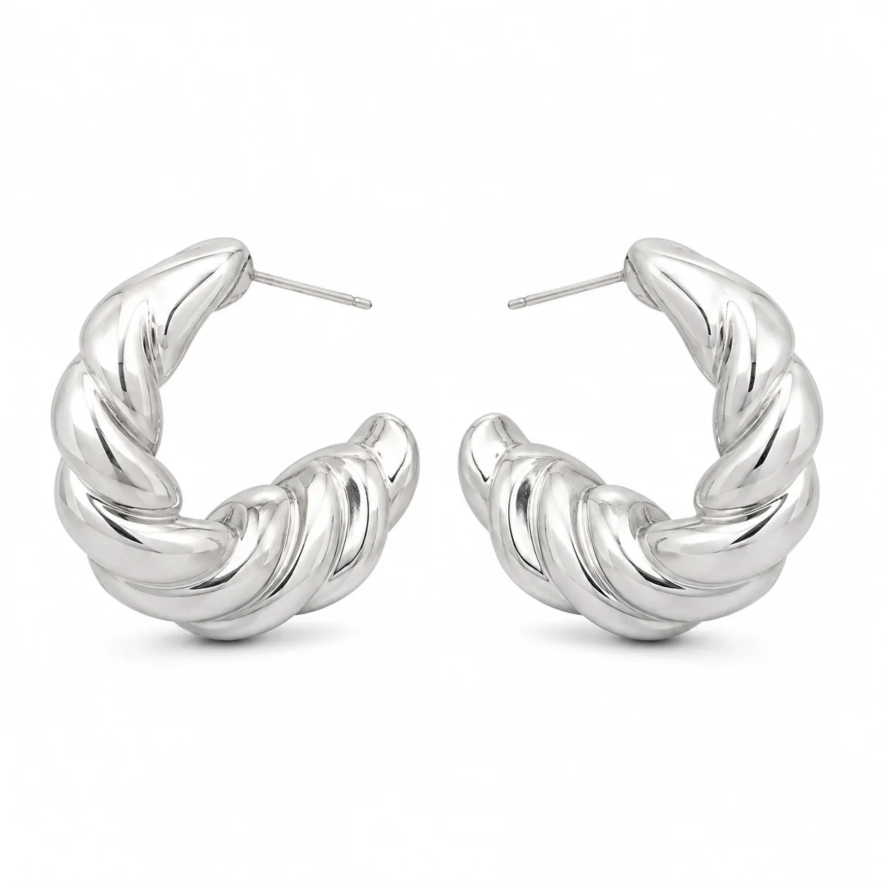 Aretes acero arrolladas 35CM
