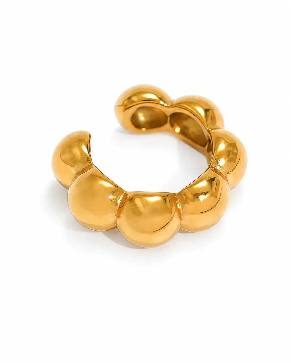 ear cuff geometrico minimalista