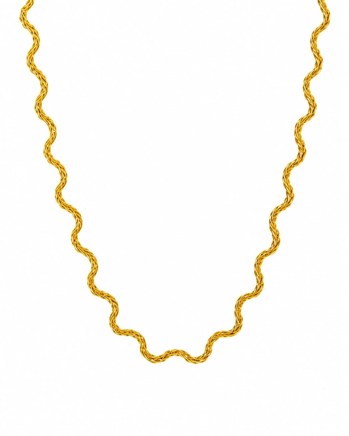 collar elegante estilo moderno dorado