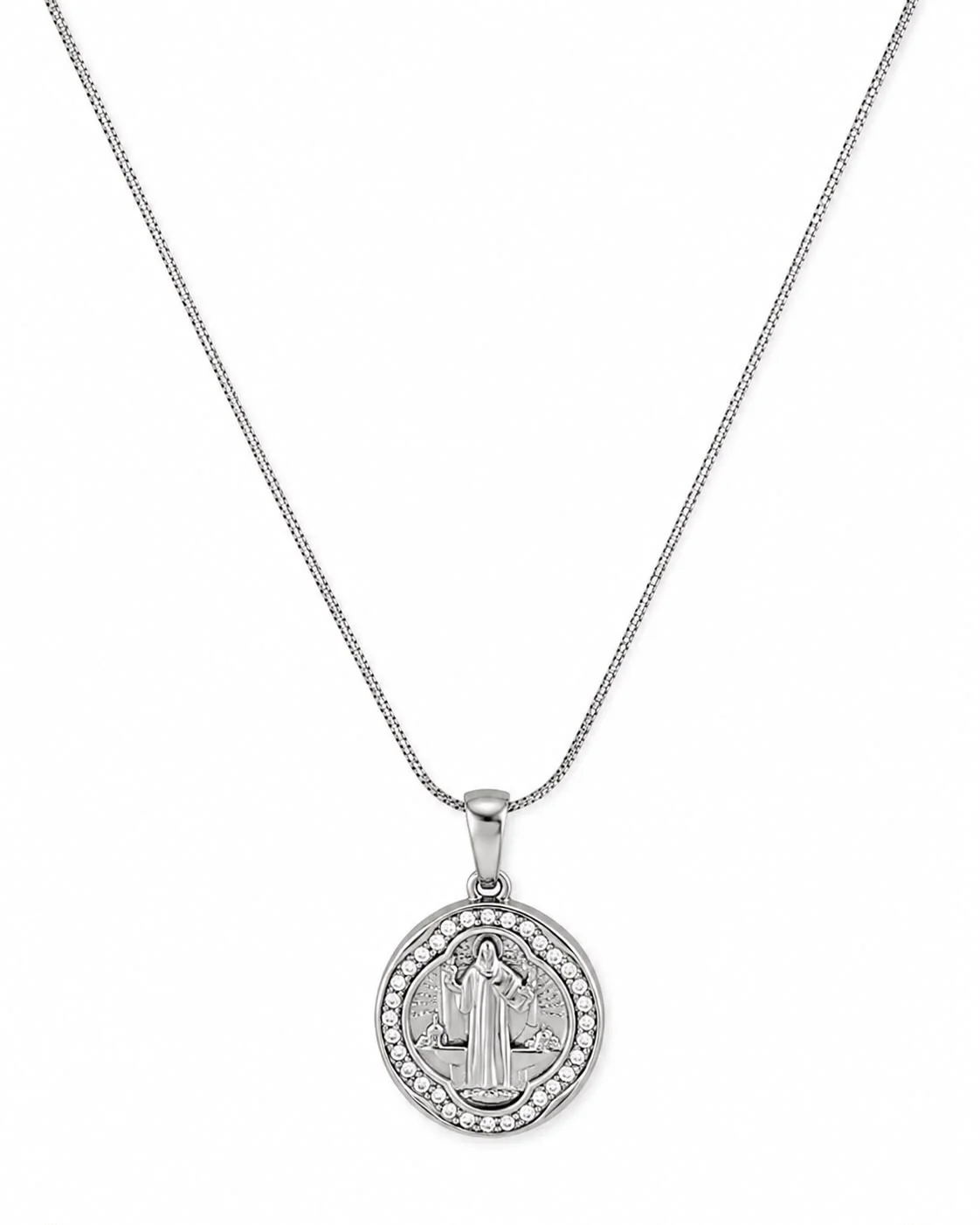 collar San Benito plateado