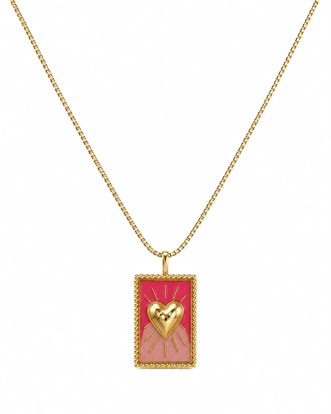 Collar astrologico en forma de corazon