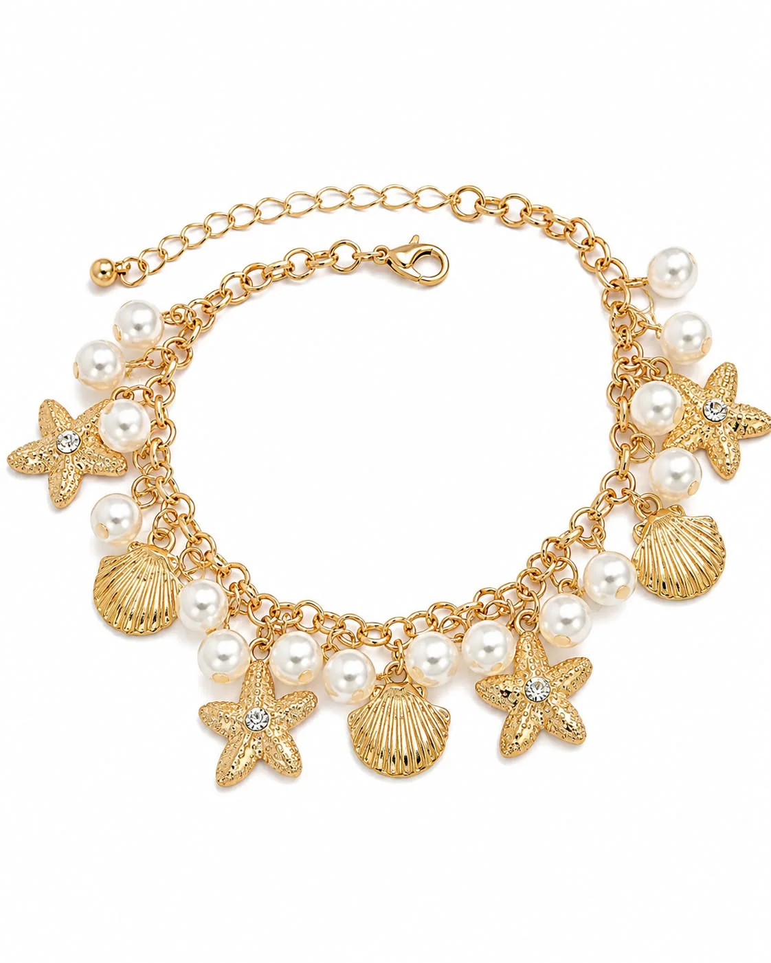 Pulsera bohemia con charms