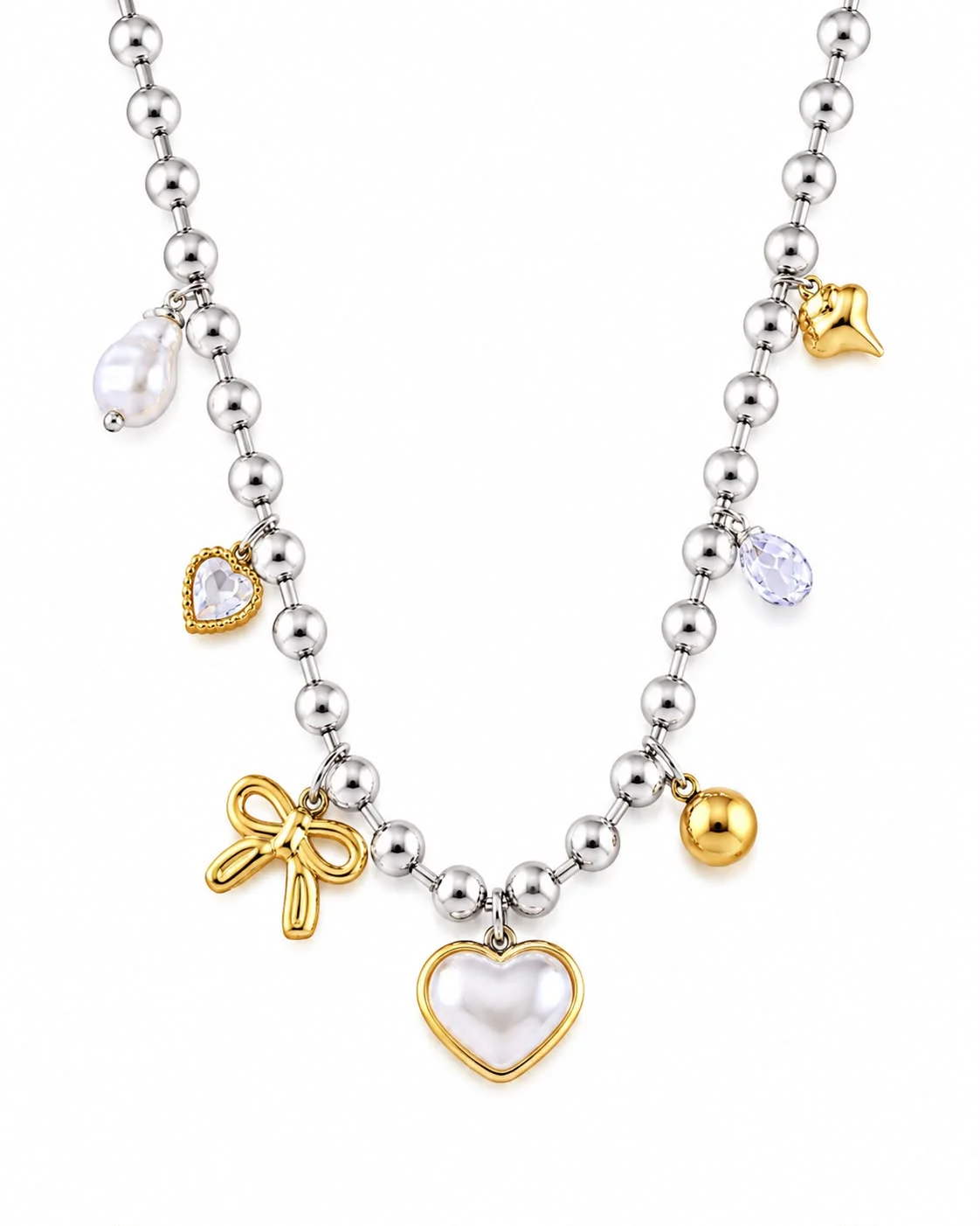 Collr charms perla corazon
