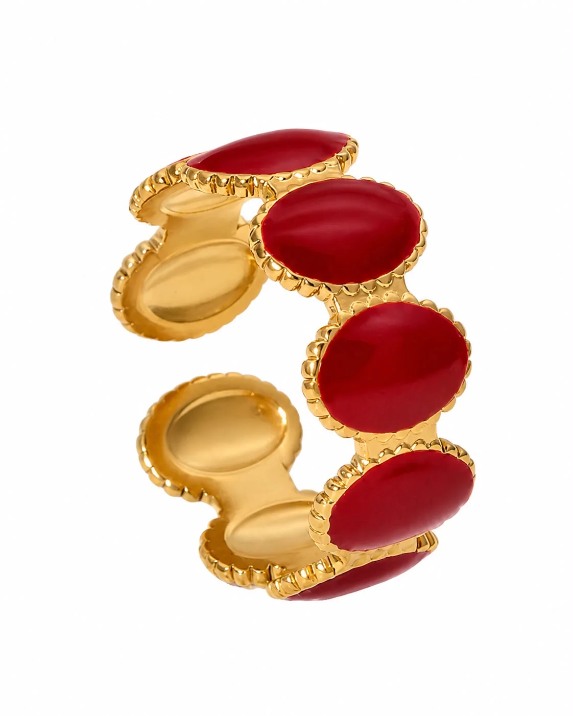 Anillo aura vino tinto