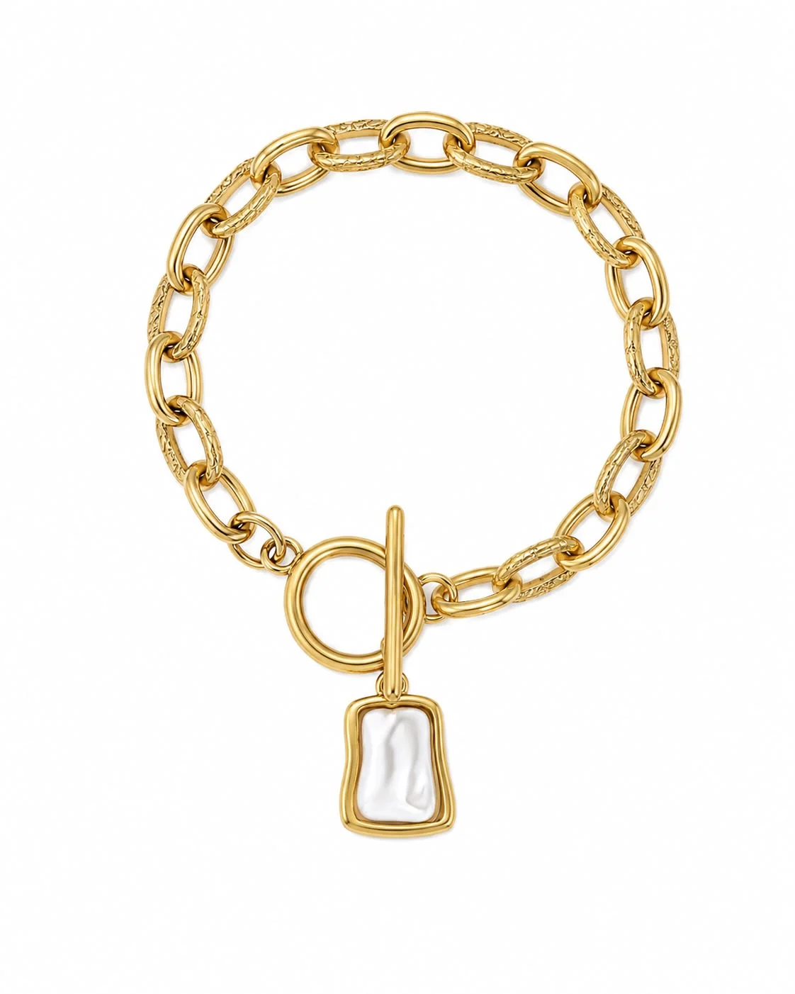 Pulsera con cadena de clips