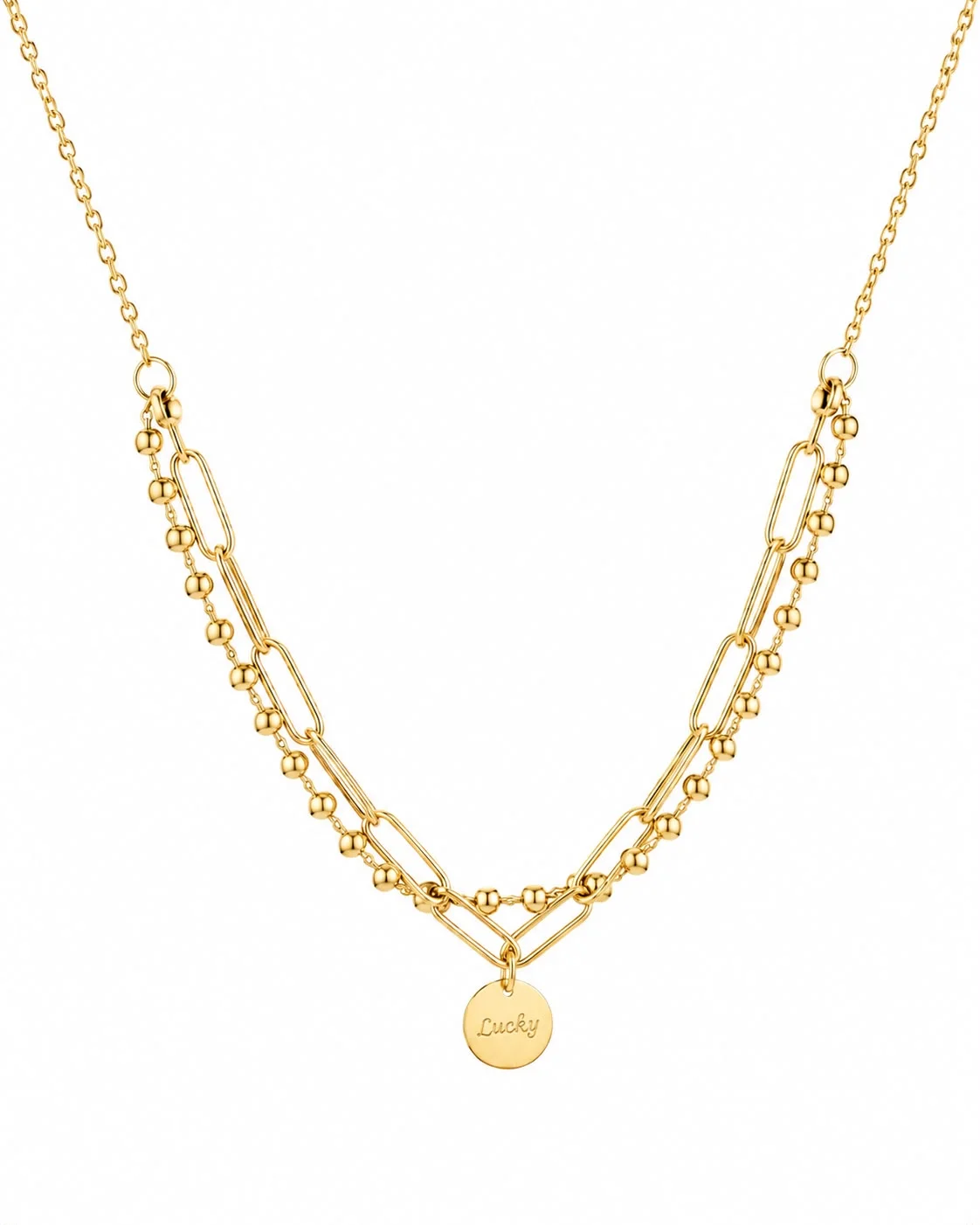 Collar doble de Lucky