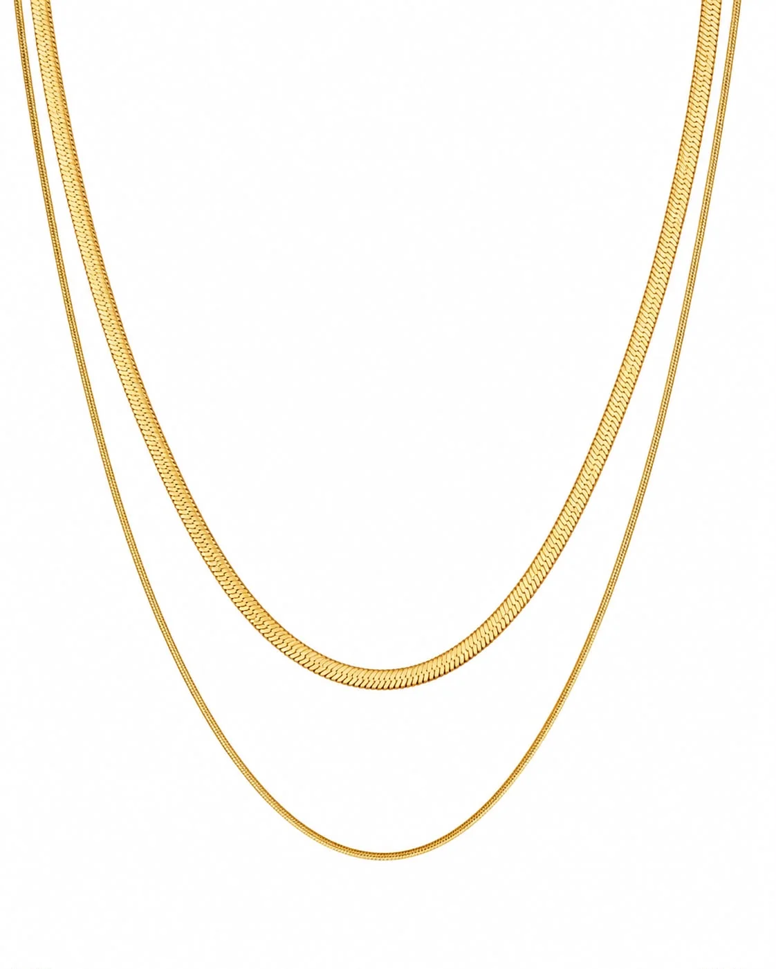 Collar doble dorado
