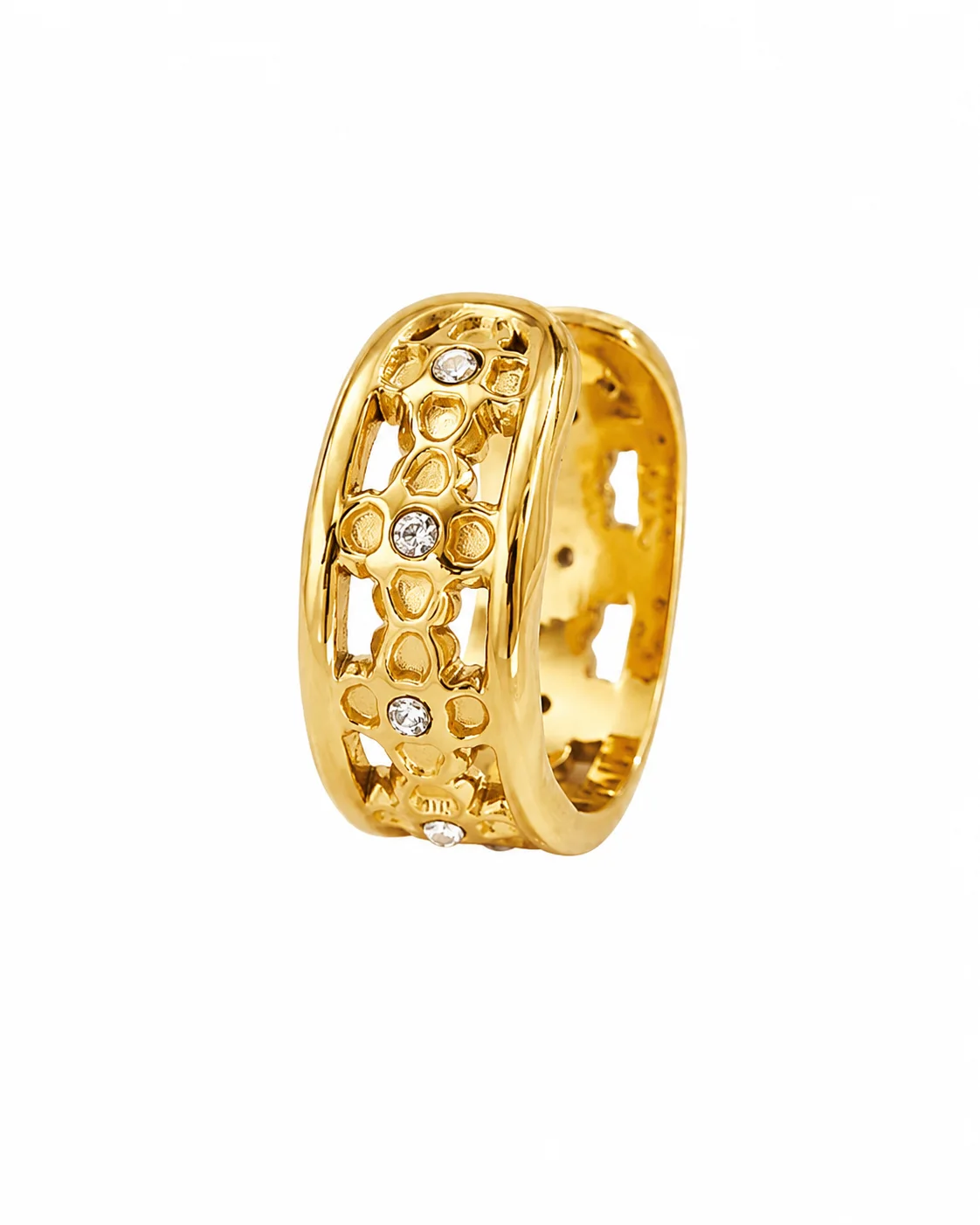 Ear Cuff brillante dorado