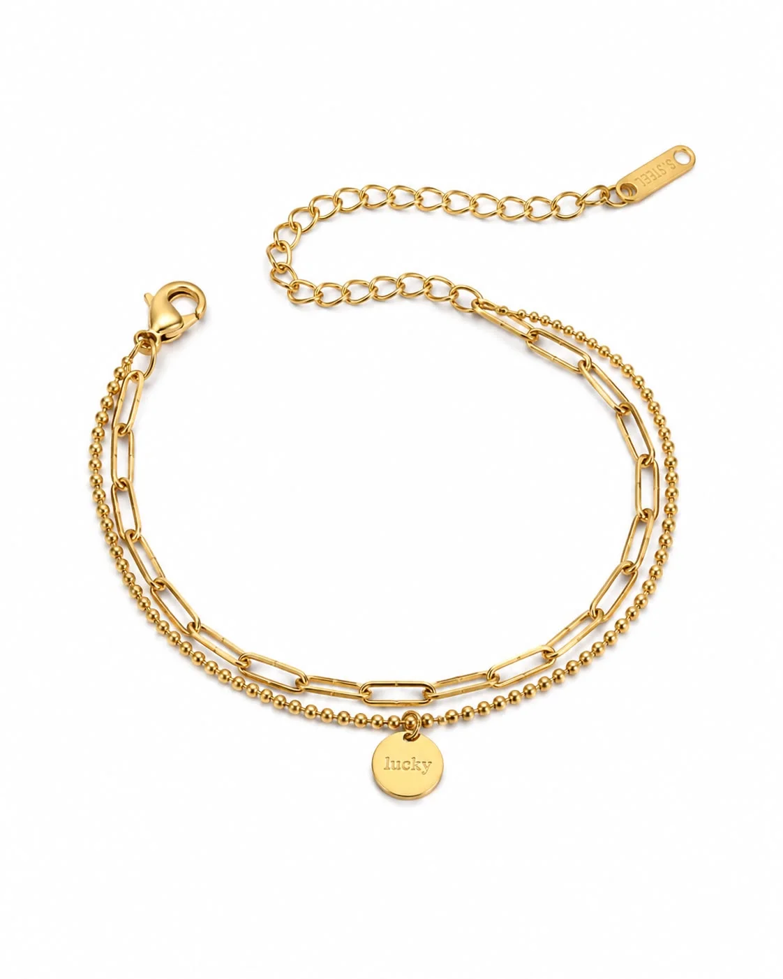 Pulsera doble de Lucky