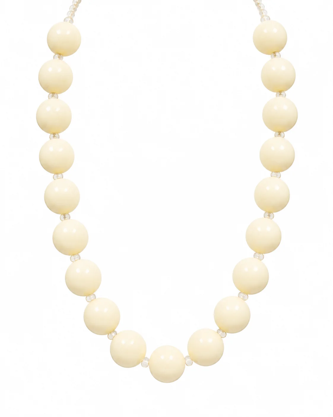 Collar de chicle amarillo pastel