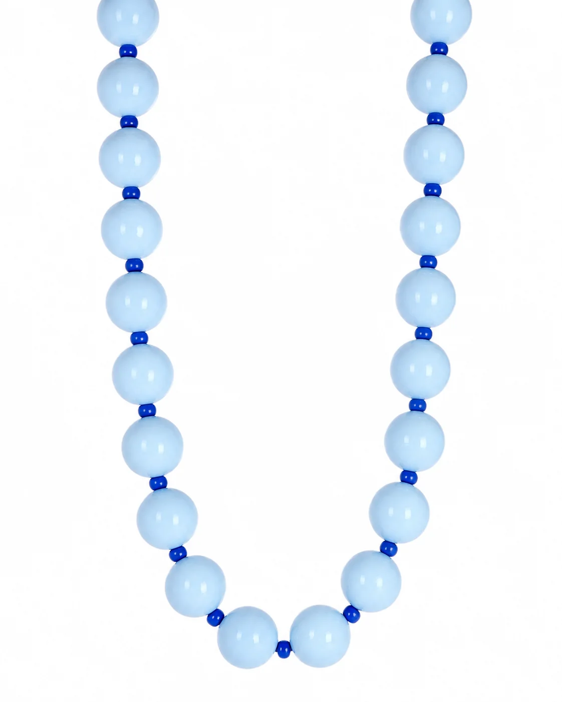 Collar de chicle azul
